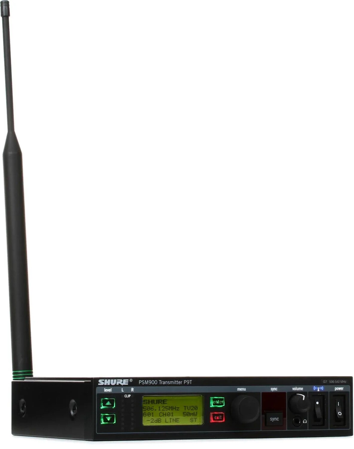 

Беспроводной передатчик Shure P9T — диапазон G7, 506–542 МГц
