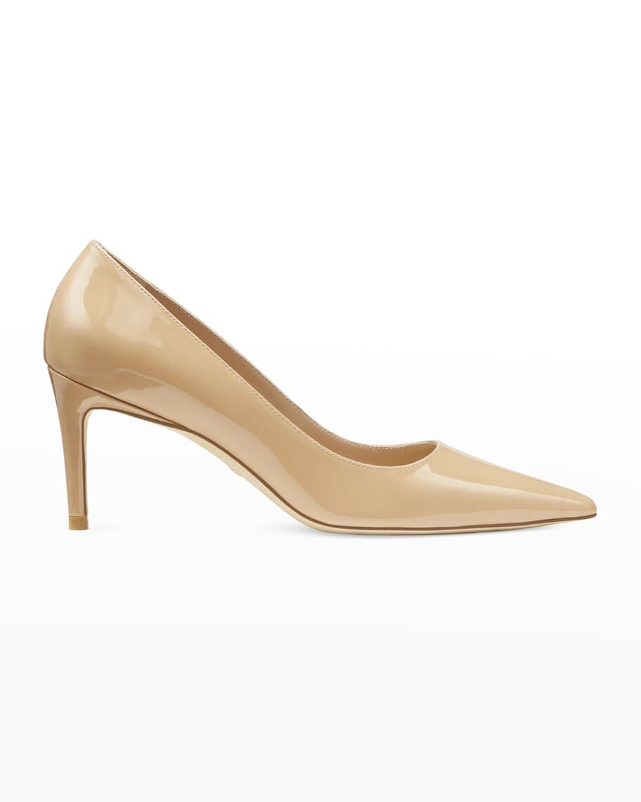 

Кожаные туфли-лодочки Stuart 75 мм на шпильке Stuart Weitzman