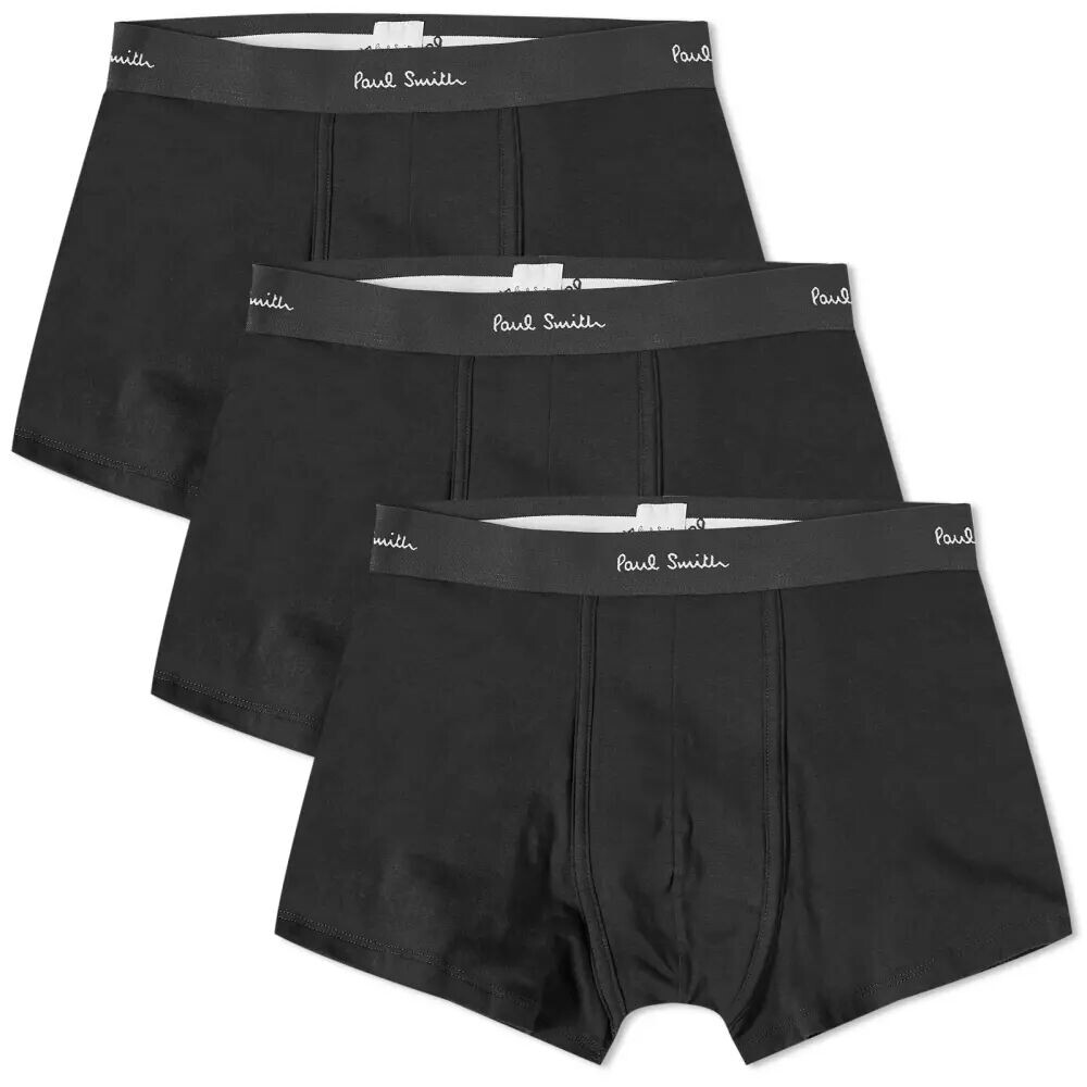 

Paul Smith Боксерские трусы — 3 шт., черный