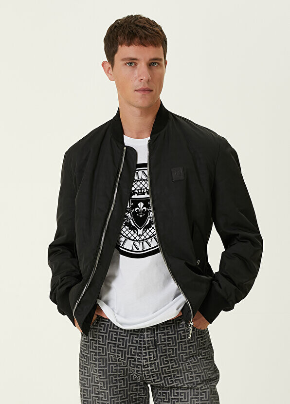 

Черный бомбер Balmain