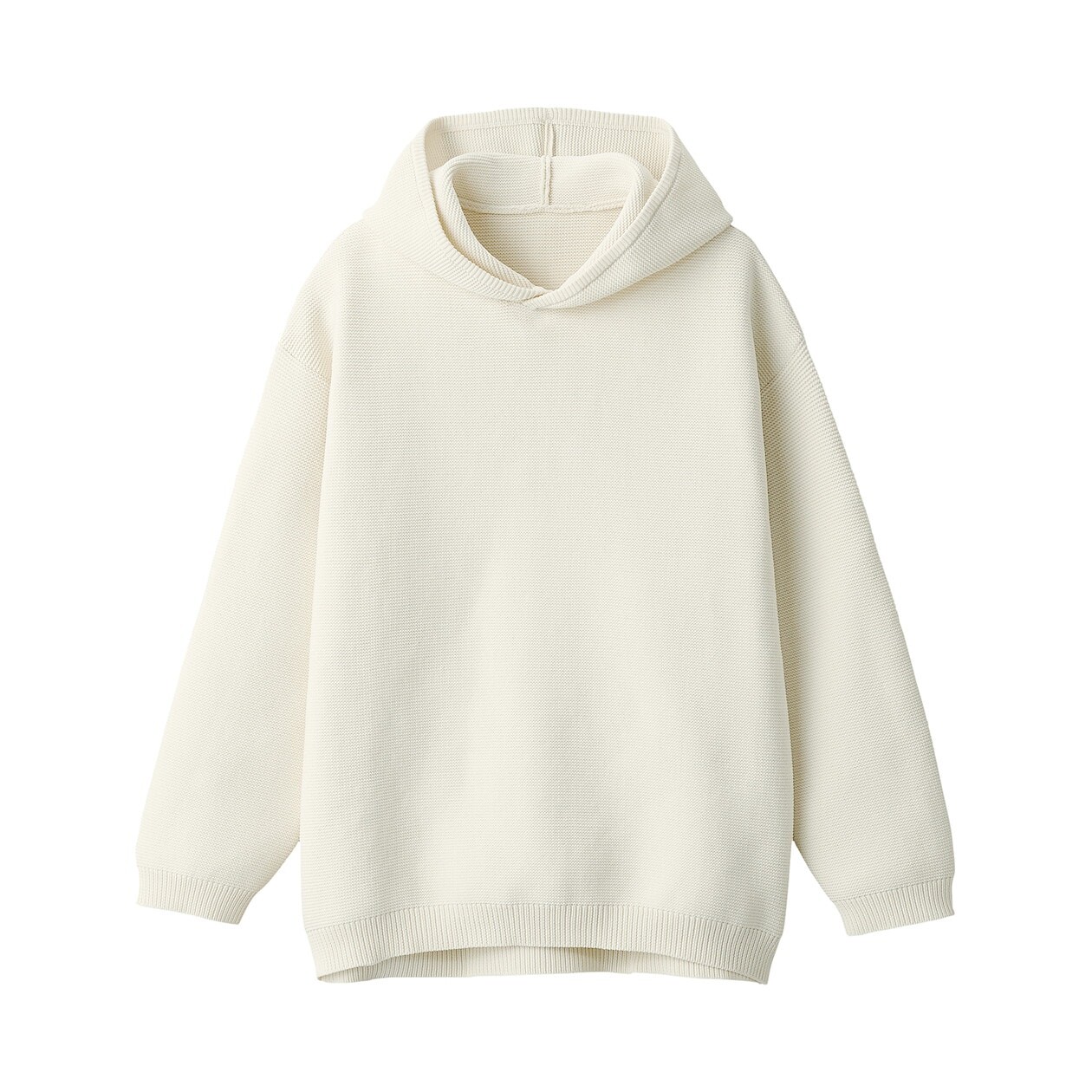 

Теплая и легко стирающаяся парка MUJI, слоновая кость, Бежевый