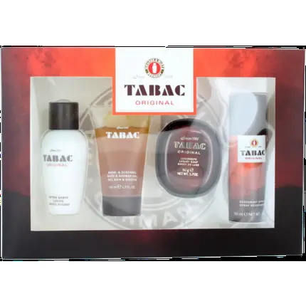 

Набор Tabak Original By For Men: Asl 1.7 + Sg1.7 + Мыло 1.7 + Део Spr1.1, Maurer & Wirtz