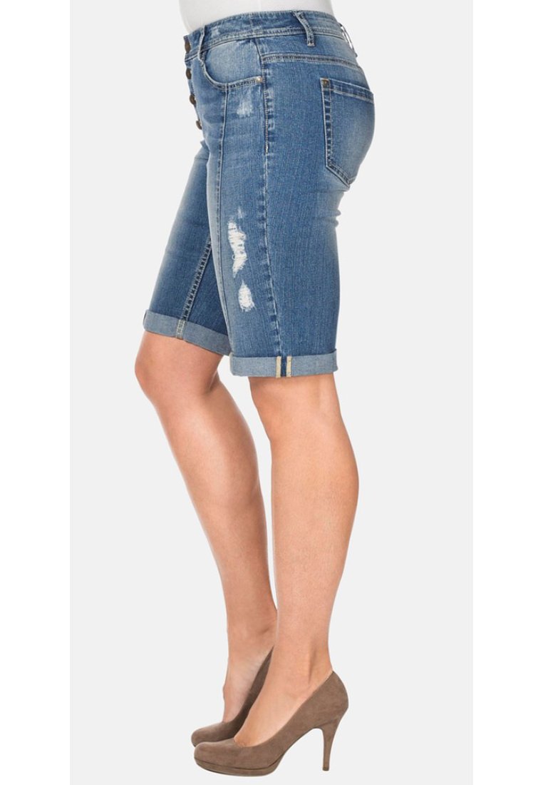 Купить бриджи джинсовые женские. Шорты джинсовые бермуды Gloria Jeans. Бермуды джинсовые женские 2024.