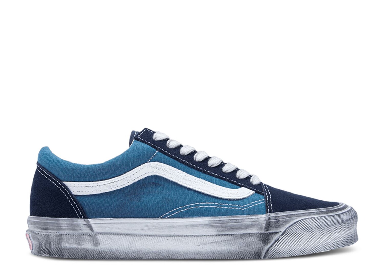 

Кроссовки Vans Og Old Skool Lx 'Stressed - Navy', синий