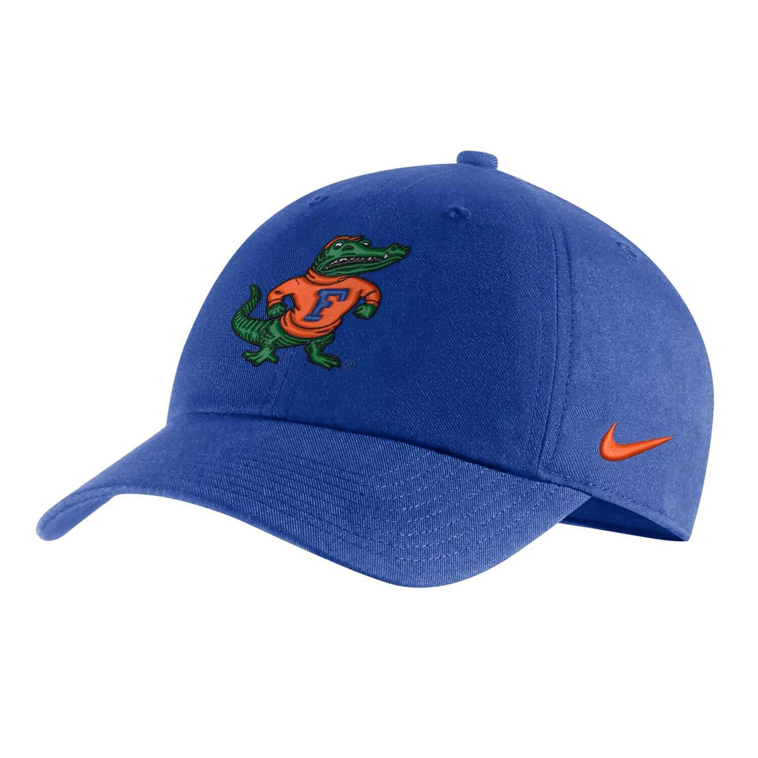 

Мужская регулируемая кепка с логотипом Nike Royal Florida Gators Heritage86