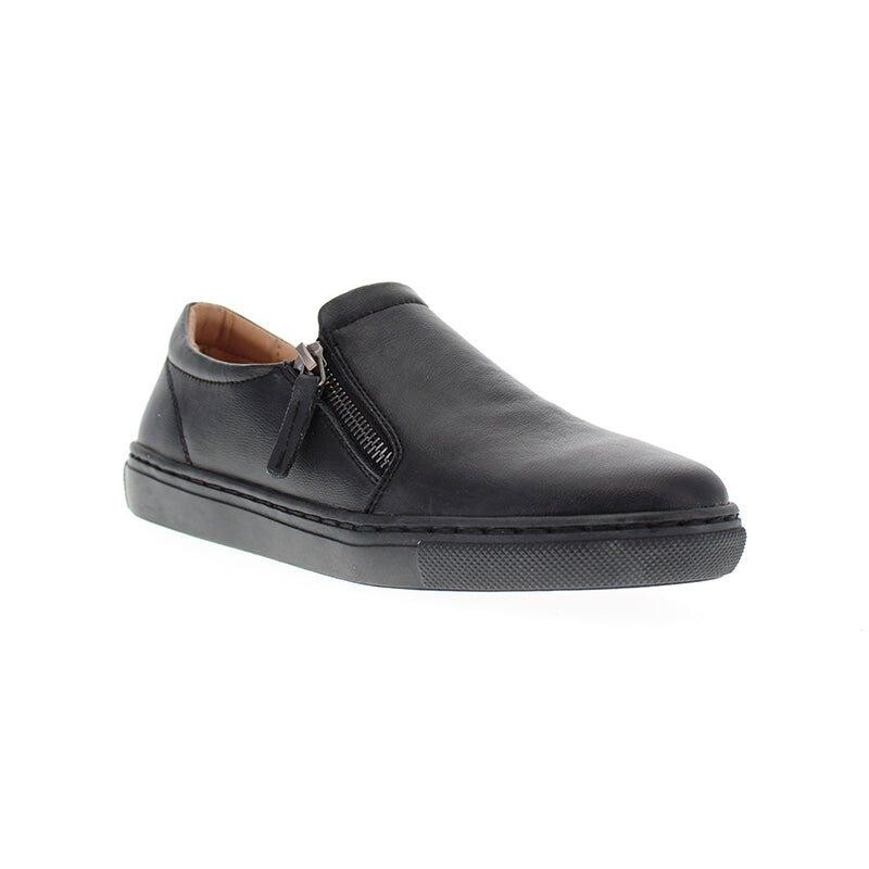 

Кроссовки Winton Standard Fit Women's Leather Slip On Flat Shoe Shuropody, черный