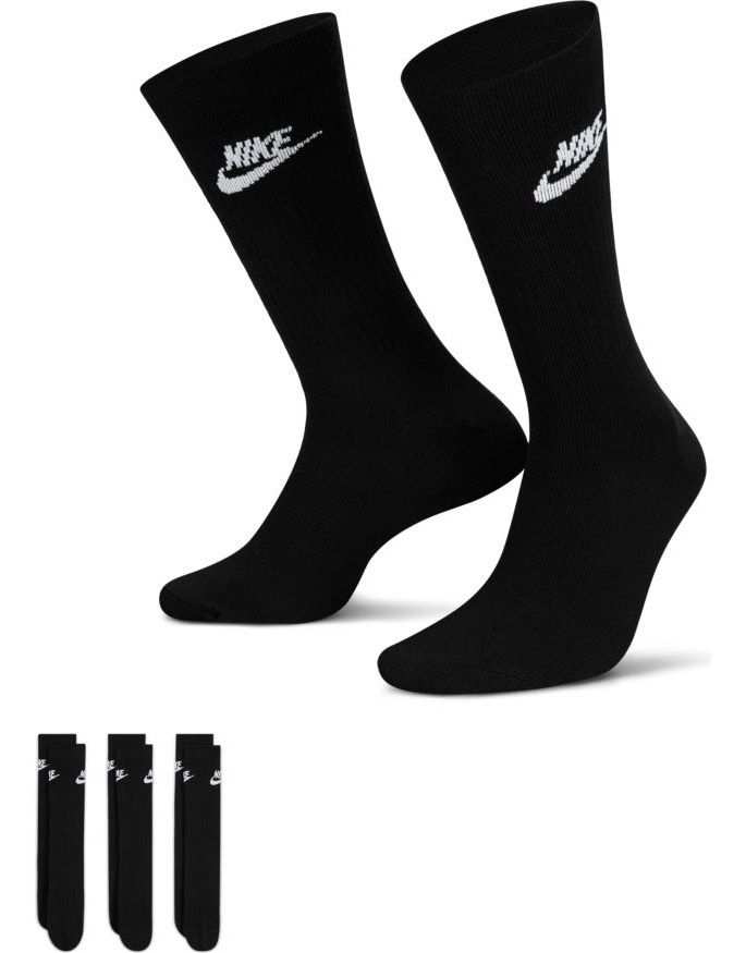 

Комплект из трех черных носков Nike Everyday Essential