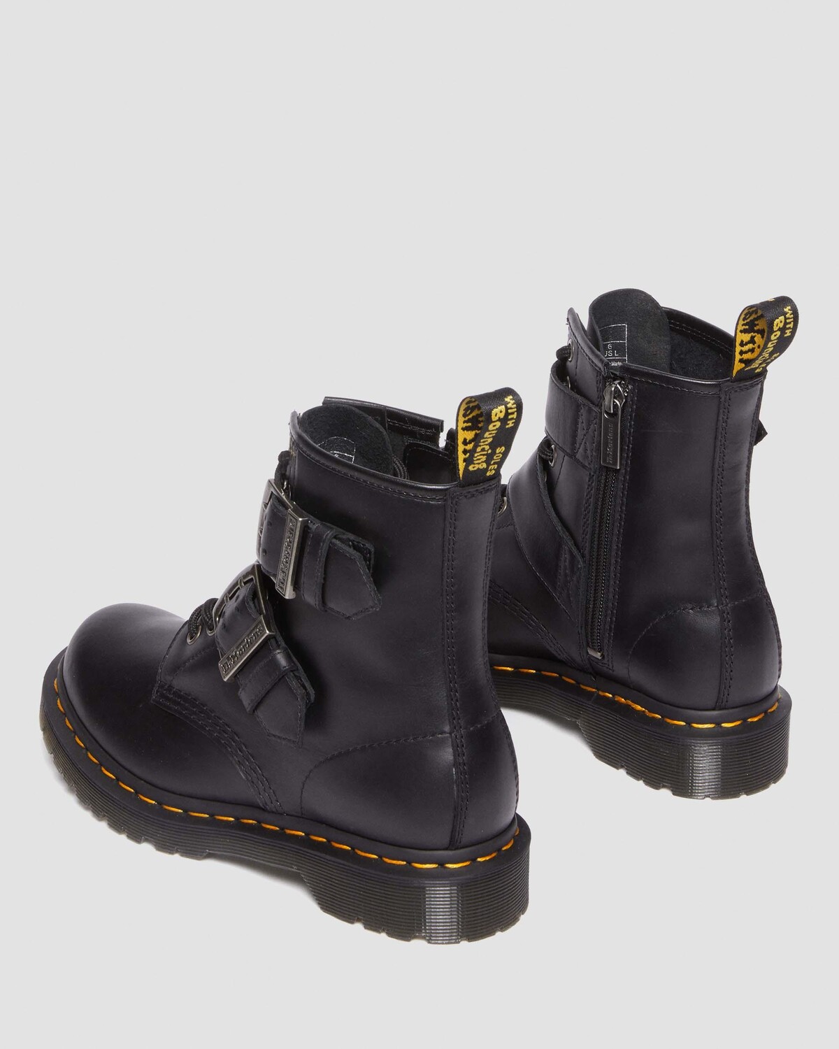 

Кожаные ботинки 1460 с пряжкой и шнуровкой Dr. Martens