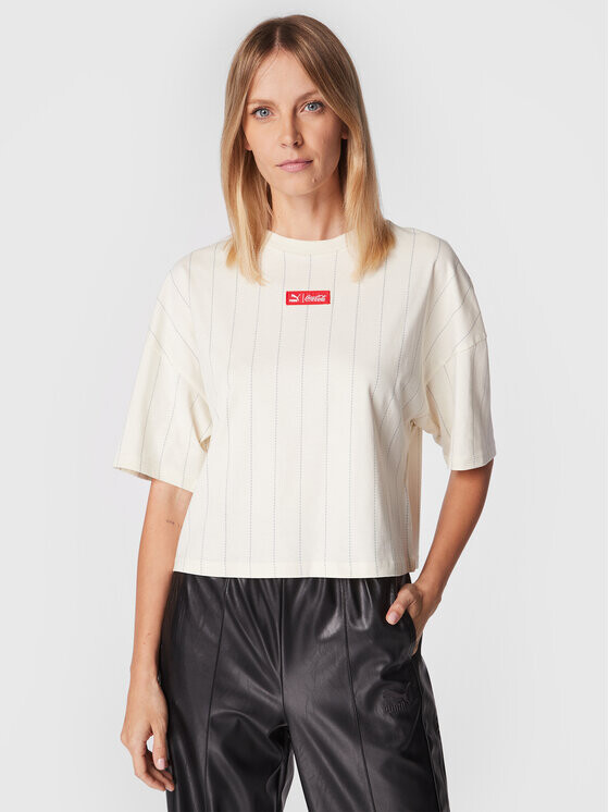 

Футболка свободного кроя Puma, экрю