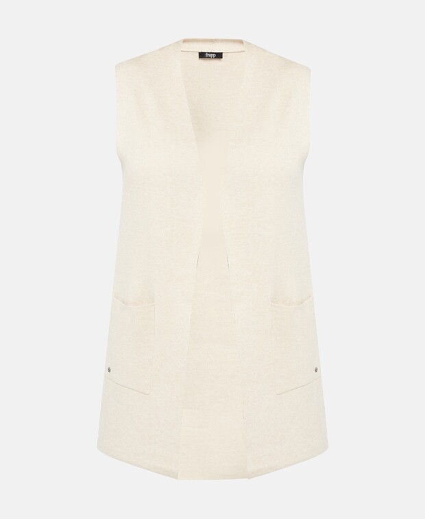 

Вязаный жилет Frapp, экрю