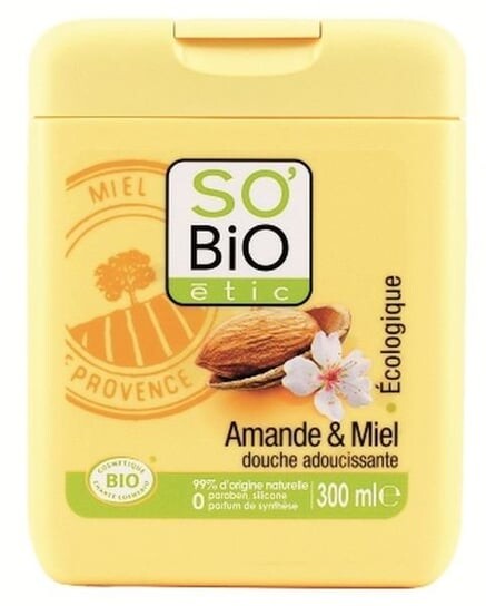 

Гель для душа So Bio, миндаль и мед, 300 мл