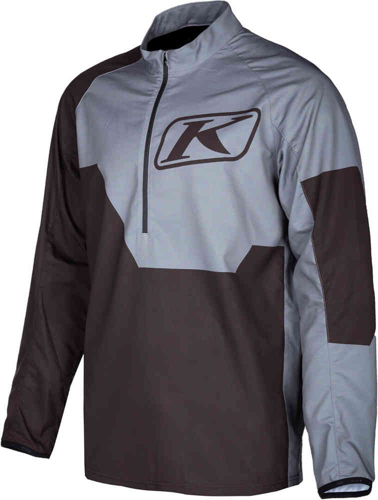Пуловер для мотокросса Revolt 2023 Klim, черный/серый пуловер klim yukon серый