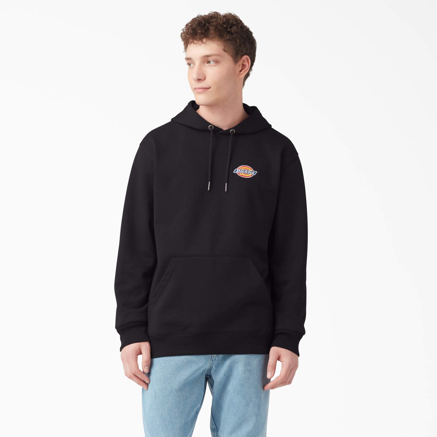 

Флисовая толстовка Dickies с вышитым логотипом на груди, цвет Black (Kbk)
