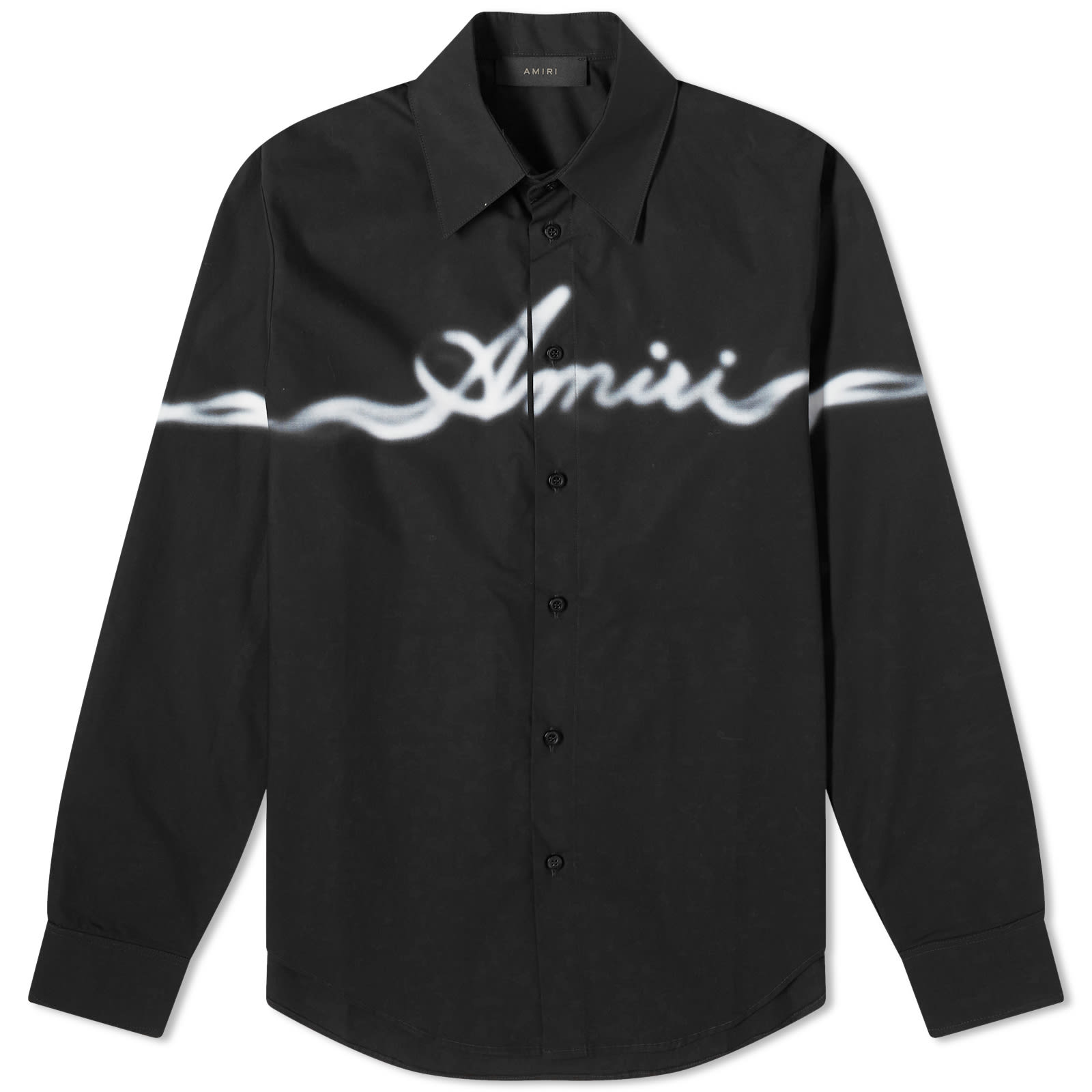 Рубашка Amiri Smoke Logo, черный