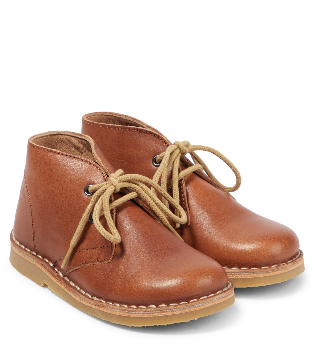Кожаные ботинки Petit Nord, коричневый