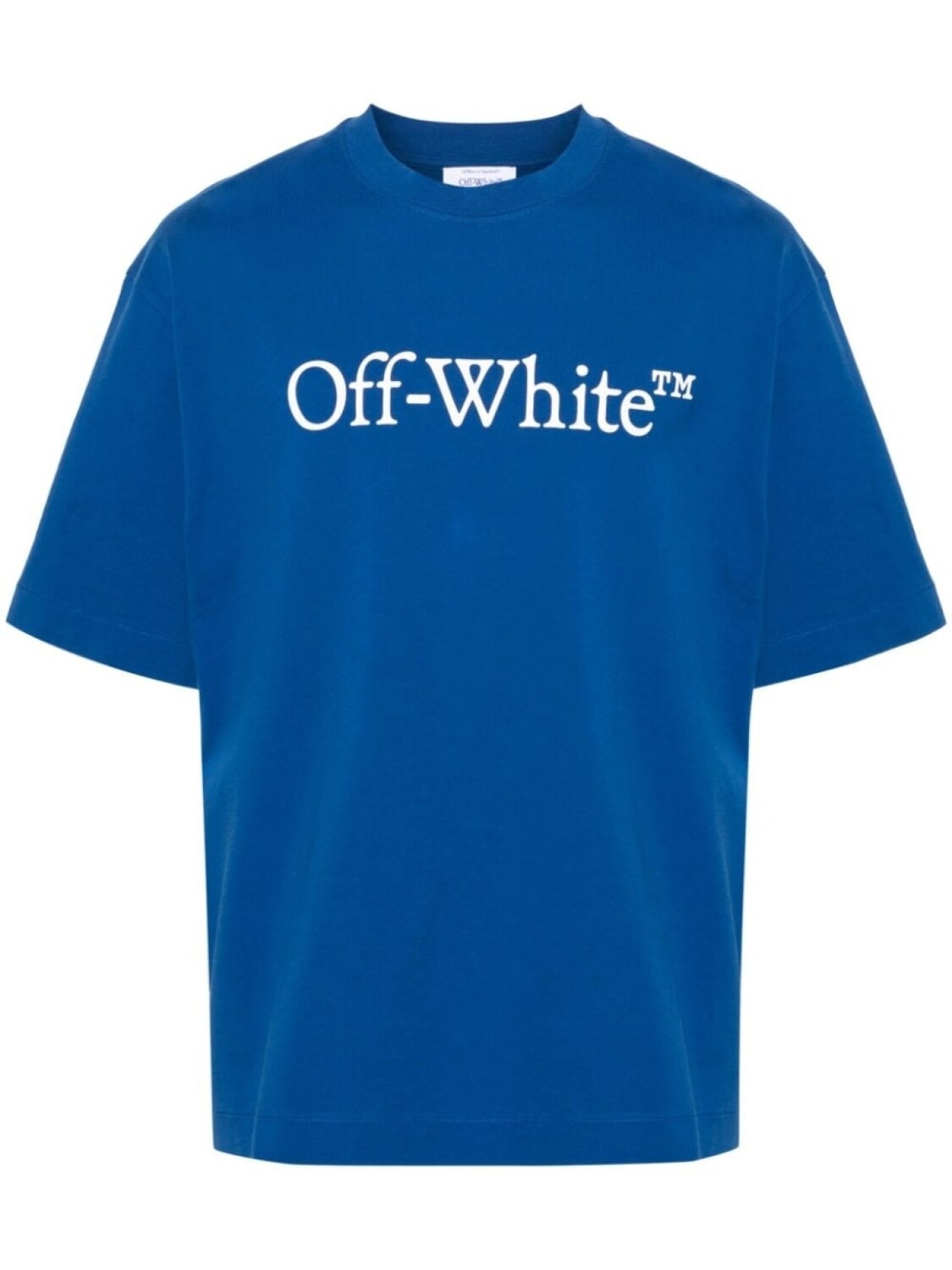 

Off-White футболка Big Bookish Skate, синий