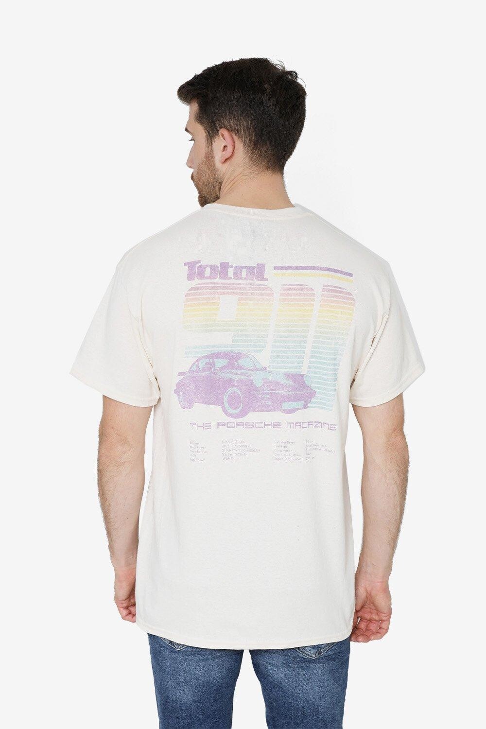 

Мужская футболка Porsche Magazine Flat Six Petrol Heads, бежевый