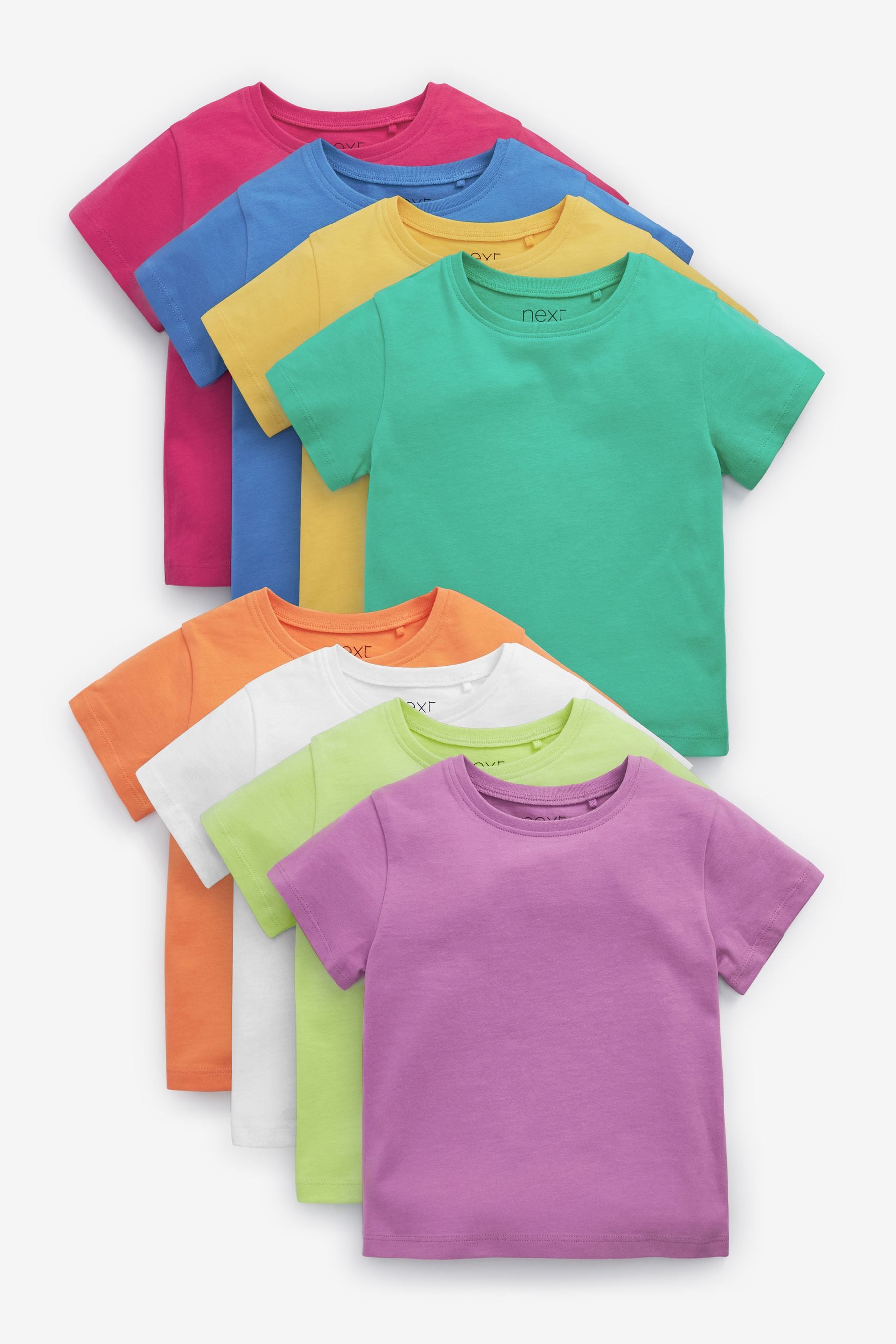цена Комплект из 8 хлопковых футболок Next