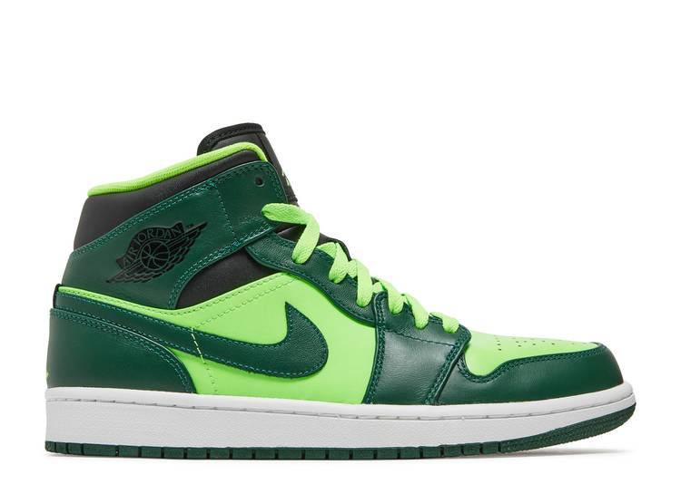 

Кроссовки AIR JORDAN 1 MID 'HULK', зеленый