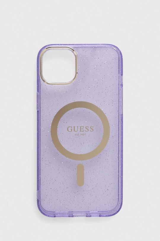 

Чехол для iPhone 14 Plus 6,7 дюйма Guess, фиолетовый