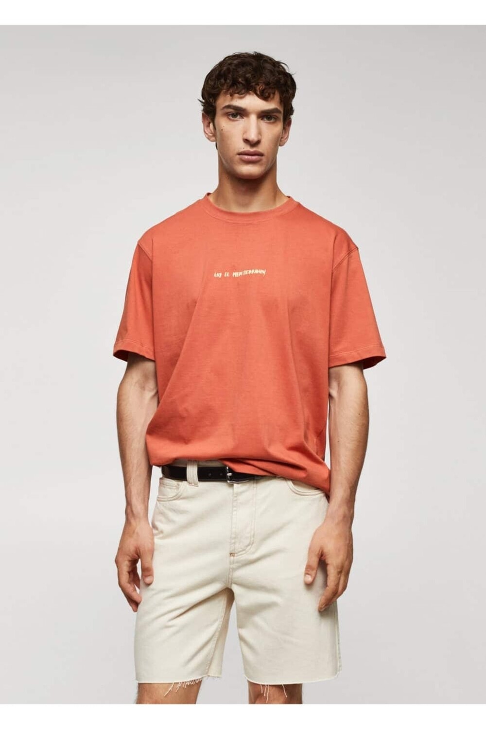 

Футболка Adriana Eskenazi x Mango Mango, оранжевый