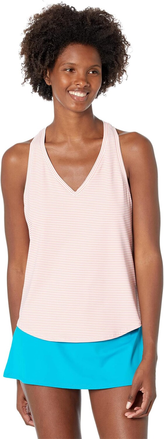 

Топ Southern Tide Cherise T-Back Tank, цвет Citrus Punch