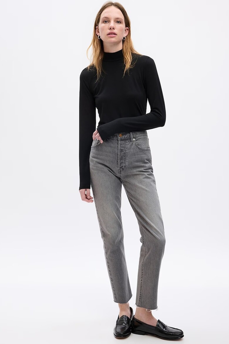 

Блузка с модалом и лентой Gap, черный
