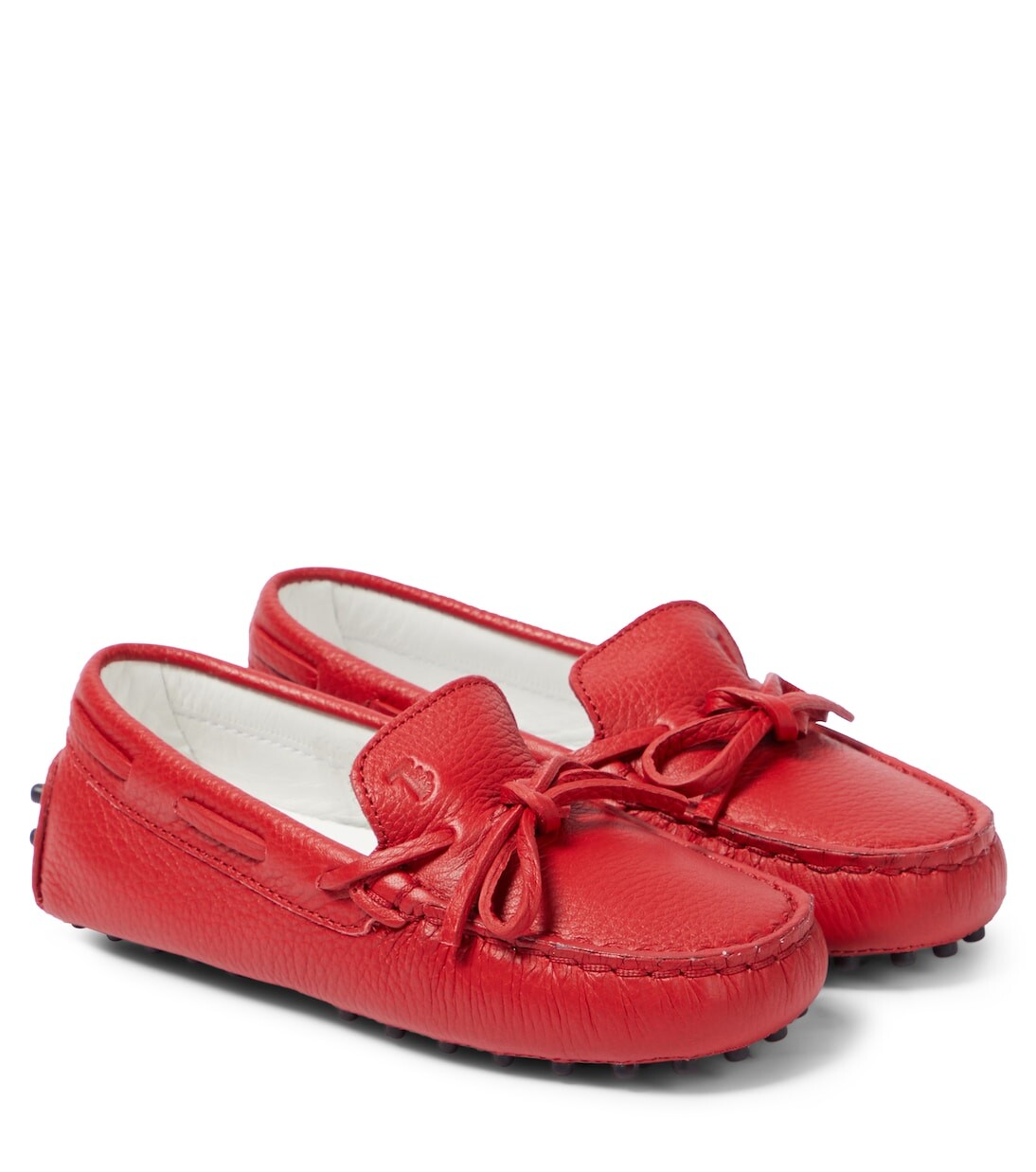 

Кожаные лоферы gommino Tod'S Junior, красный