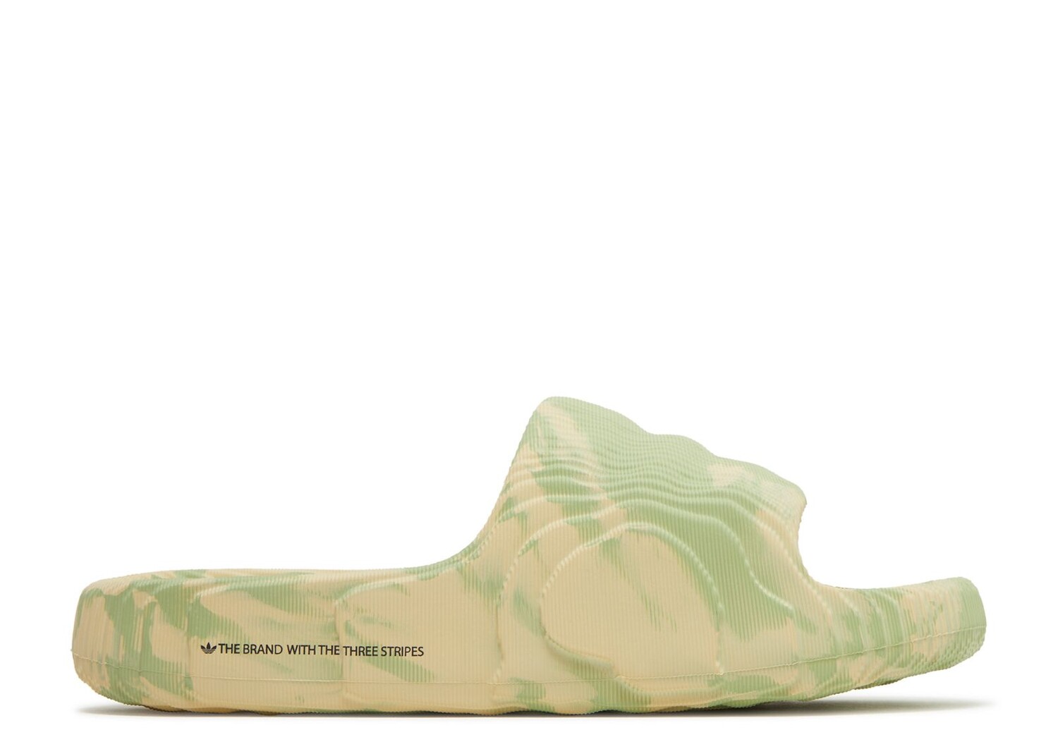

Кроссовки adidas Adilette 22 Slides 'Magic Lime Desert Sand', зеленый, Зеленый;белый