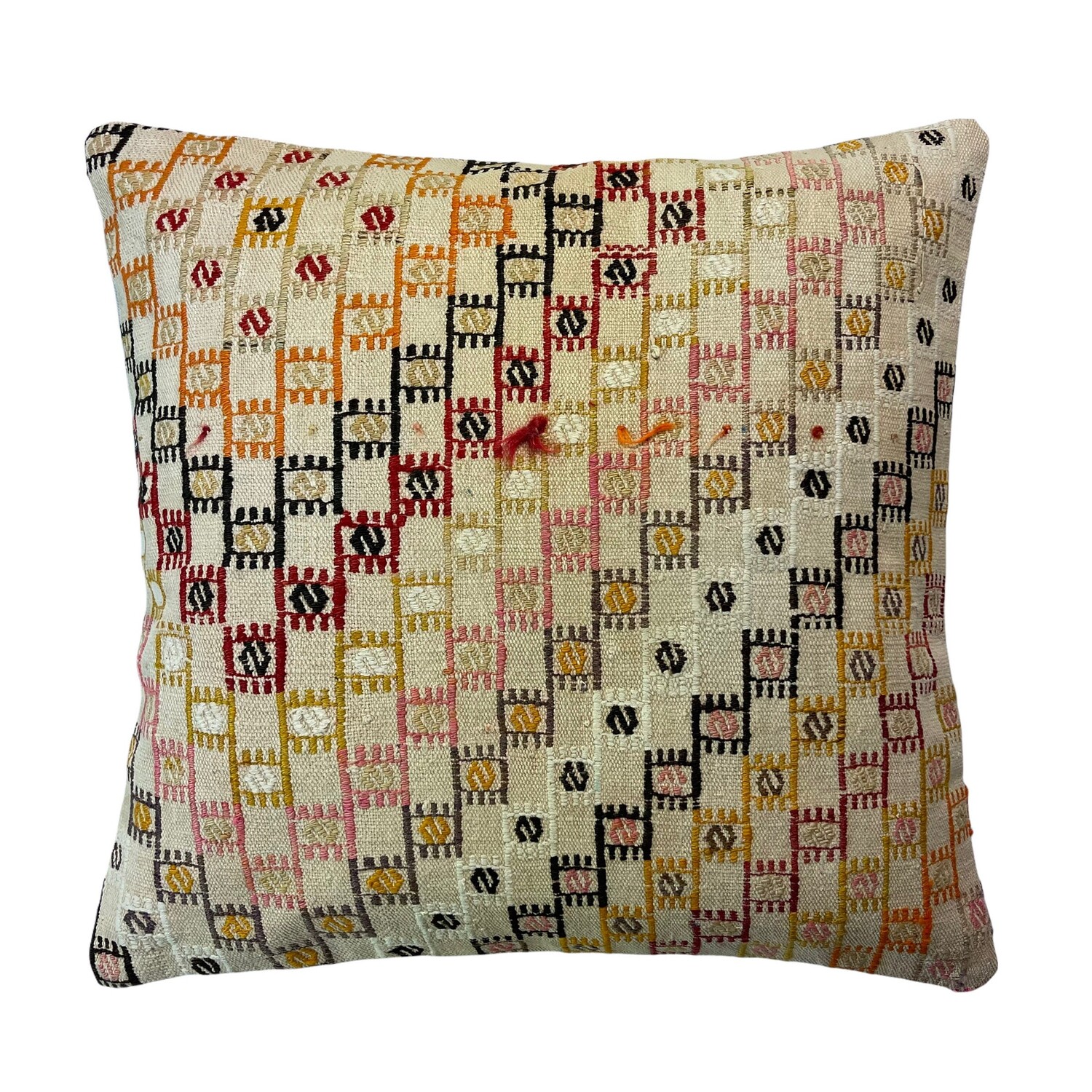 

Подушка Килим 60 x 60 см. Чехол на подушку Tapis Kelim Kilim, винтажная скамейка для медитации. Келим Теппич. Подушка Килим в стиле бохо. Килим. Диван. Турецкая подушка.
