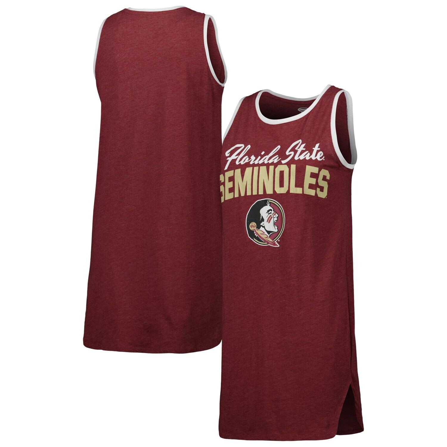 

Женская ночная рубашка-майка Concepts Sport Garnet/White Florida State Seminoles