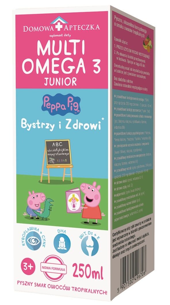 

Multiomega 3 Junior Płyn жидкий транс, 250 ml