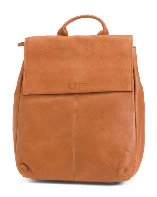 

Кожаный рюкзак Liberty American Leather Co., цвет Brandy