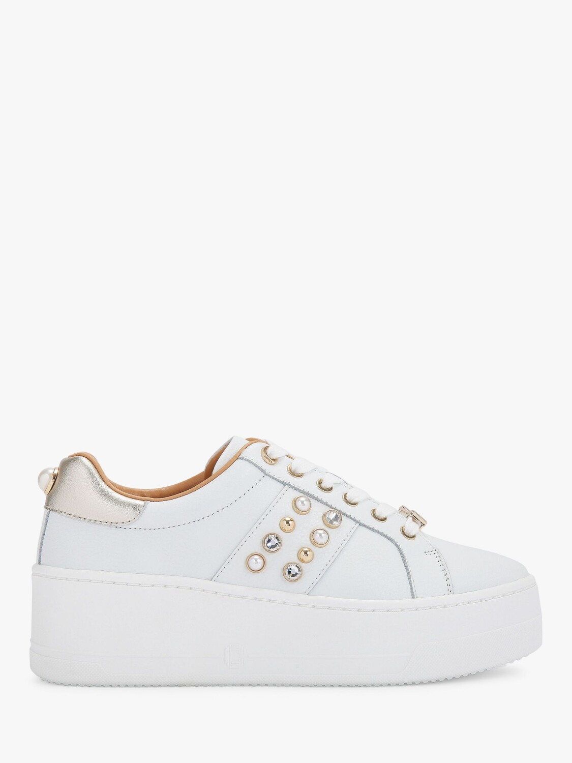 

Кроссовки на шнуровке Carvela Precious, натуральная замазка
