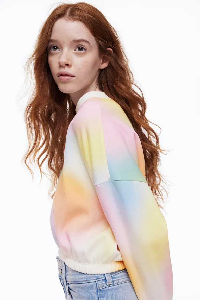 

Объемная толстовка H&M, оранжевый