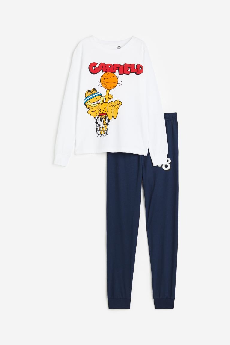 

Пижамный комплект из джерси с принтом H&M