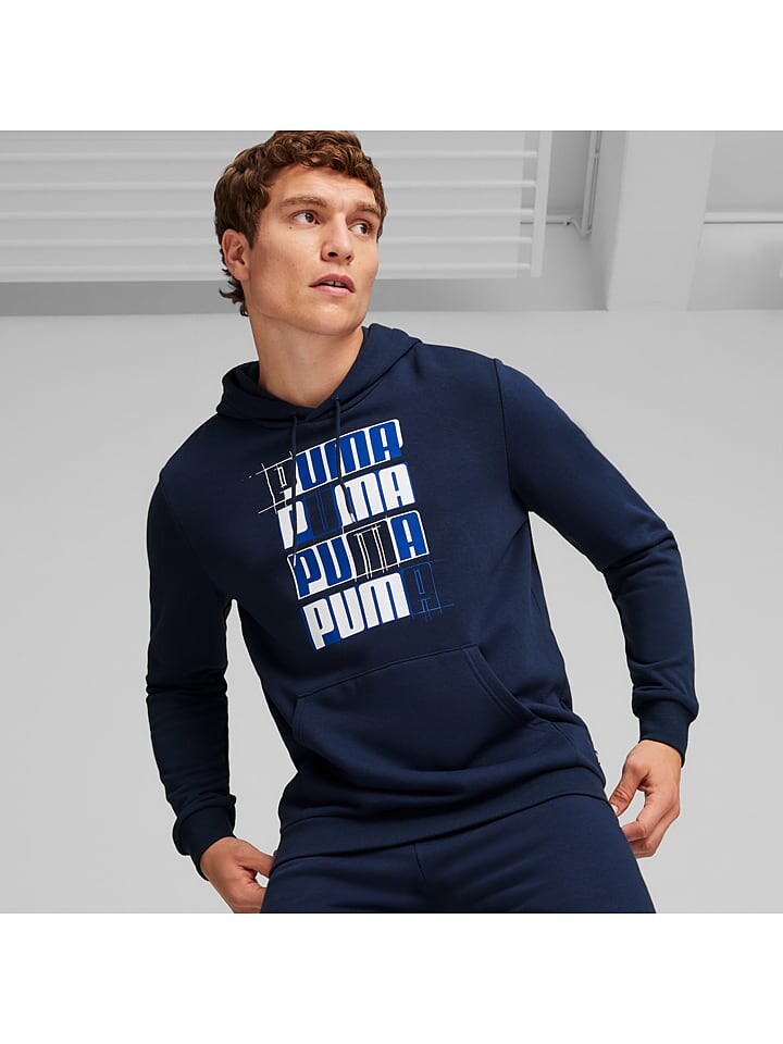 

Толстовка Puma, темно-синий