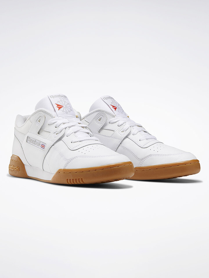 

Низкие кроссовки Reebok Leder Workout Plus, белый