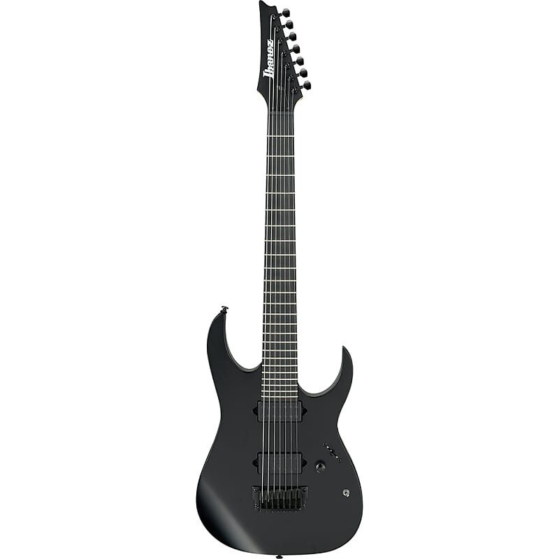 

Электрогитара Ibanez RGIXL7BKF RG Iron Label Electric Guitar, Ebony Fretboard, Black Flat