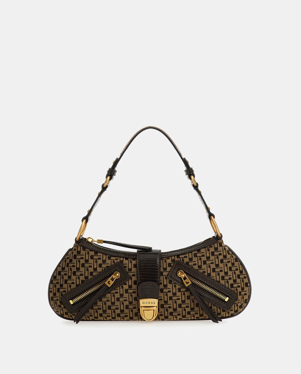 

Сумка через плечо Belle Vintage с коричневым принтом Guess, коричневый