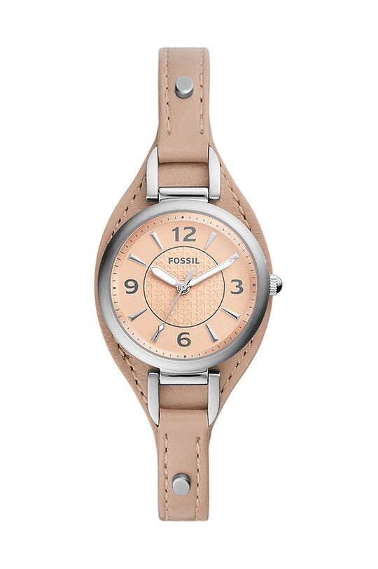 

Ископаемые часы Fossil, серебро