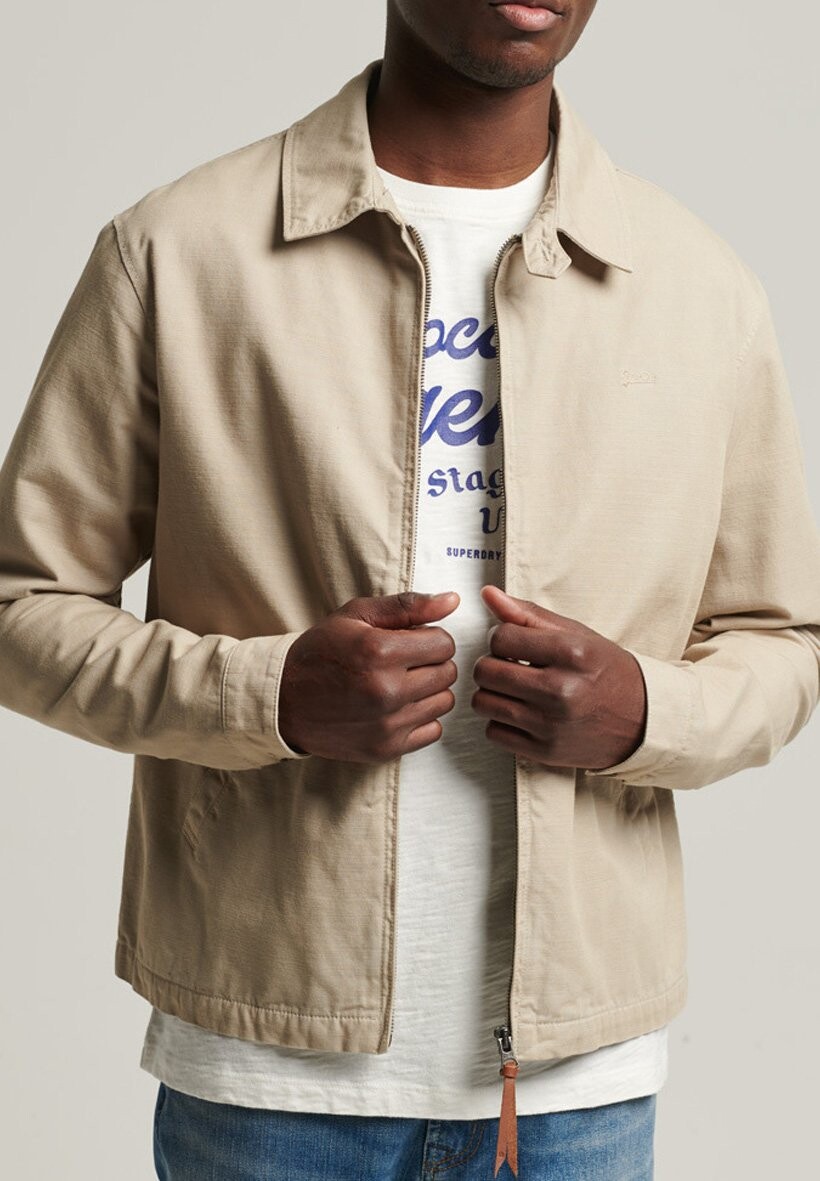 

Куртка Superdry VINTAGE CLASSIC HARRINGTON, цвет stone wash