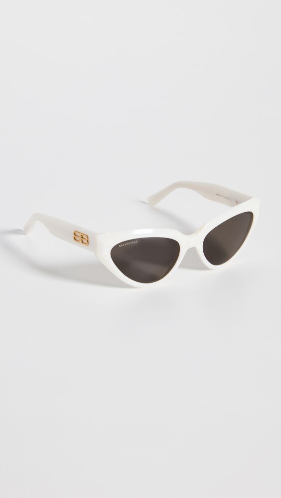 

Солнцезащитные очки Balenciaga Rive Gauche Cat Eye, белый
