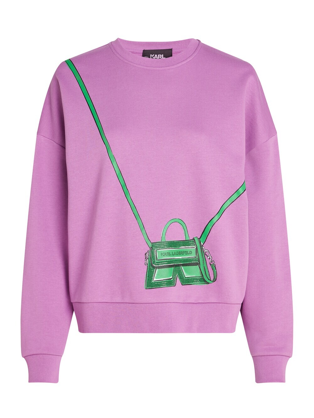 

Толстовка Karl Lagerfeld IKON, орхидея