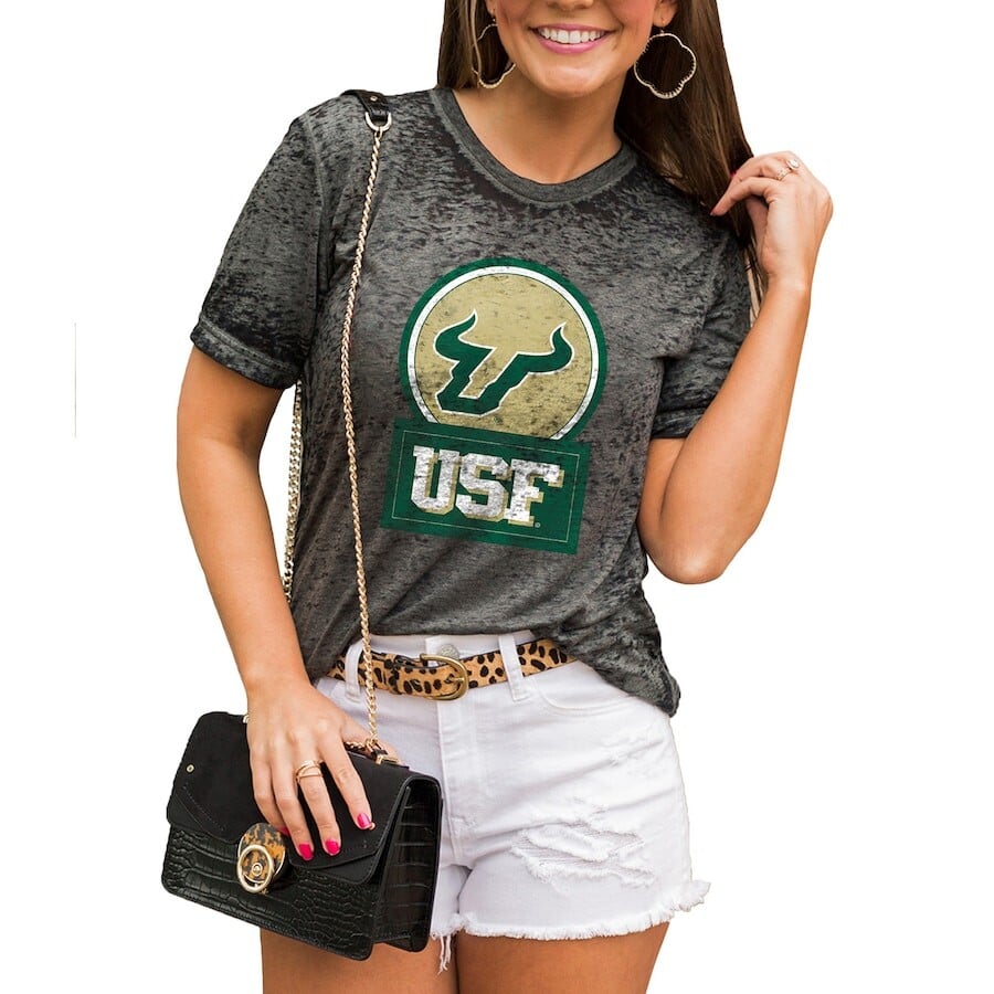 

Футболка с коротким рукавом Gameday Couture South Florida Bulls, угольный