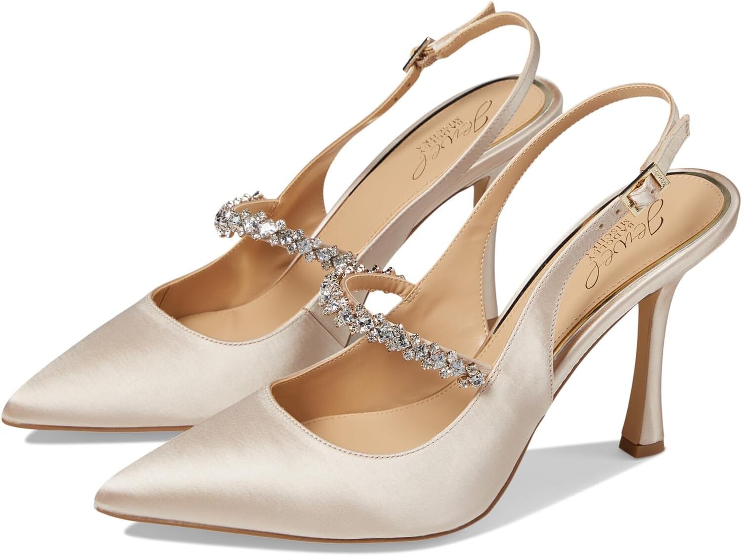 

Туфли Verena Jewel Badgley Mischka, цвет Champagne