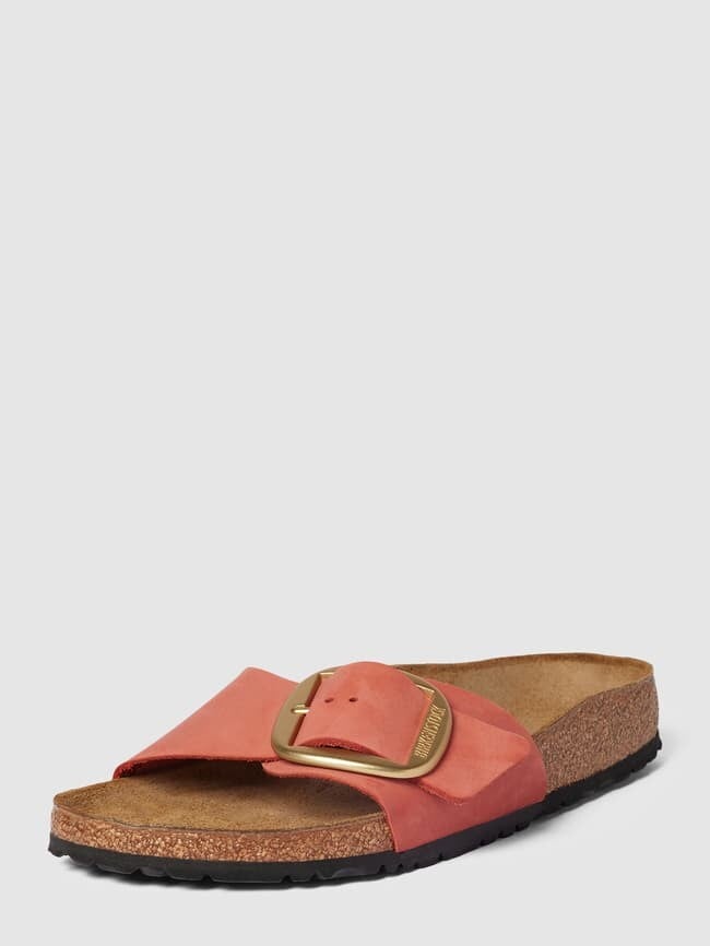 

Мюли с пряжкой модель "Мадрид" Birkenstock, ярко-красный