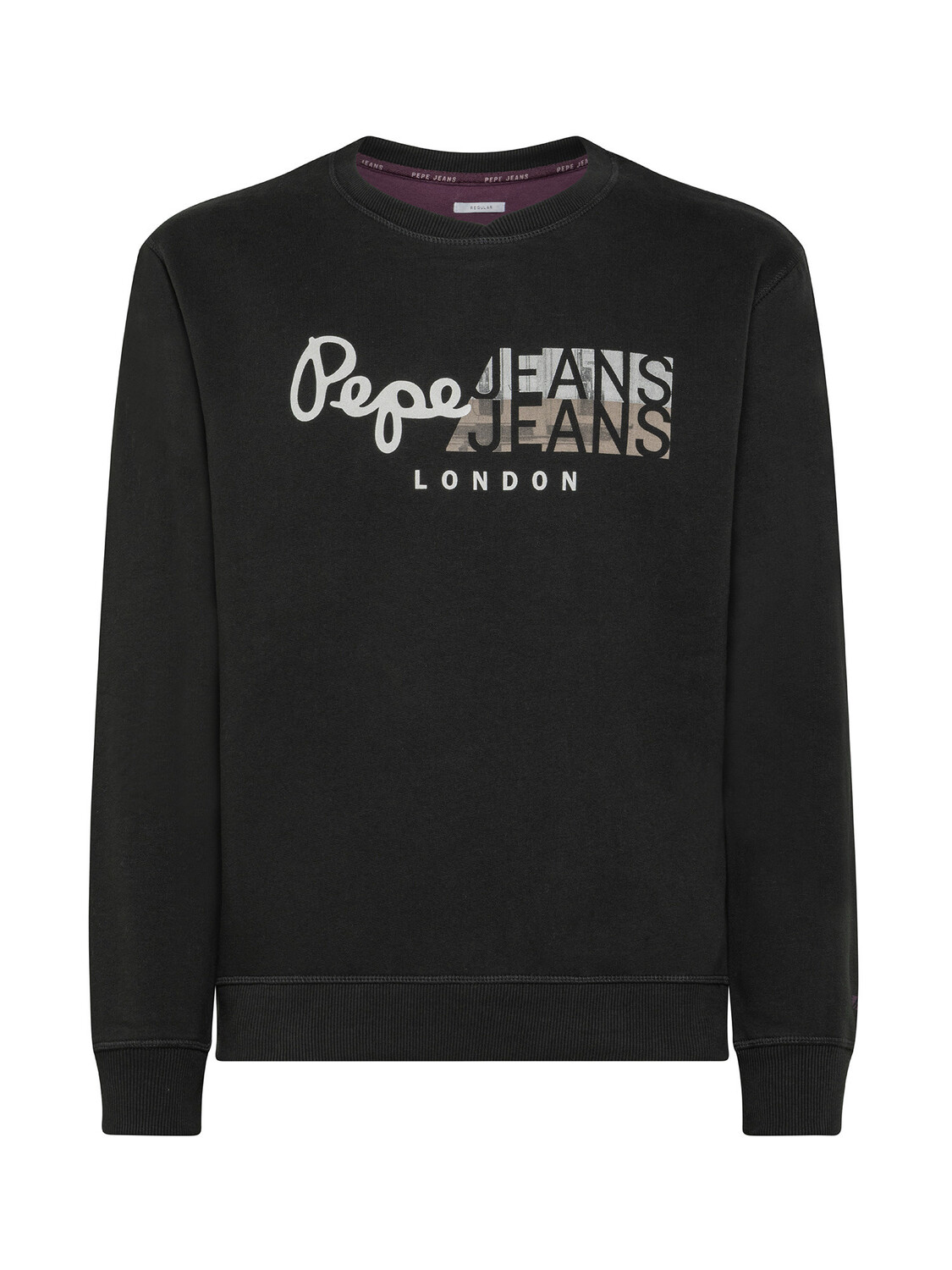 

Толстовка с логотипом Pepe Jeans, черный