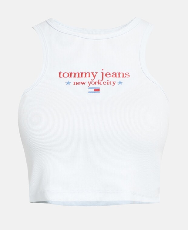 

Укороченный топ Tommy Hilfiger, лед