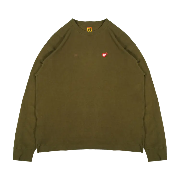 

Футболка Human Made Graphic Long-Sleeve #1 'Olive Drab', зеленый
